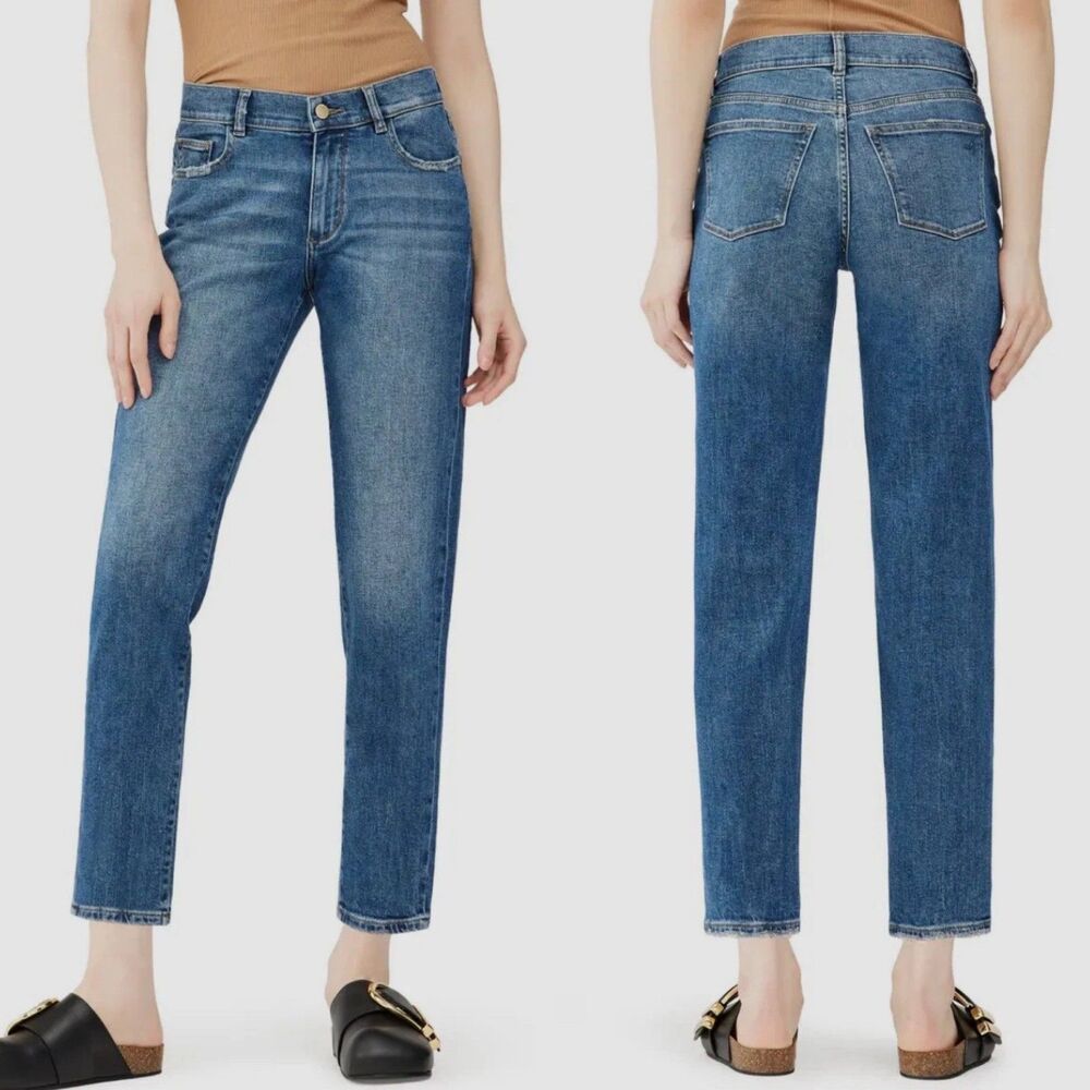 DL1961 Sz 28 Boyfriend Jeans in Classic Blue‎